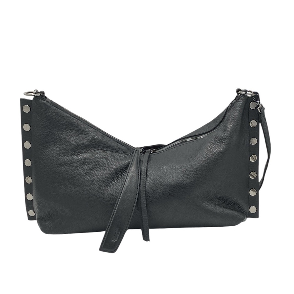 Hammitt Mr. G Black Leather Satchel Crossbody EUC